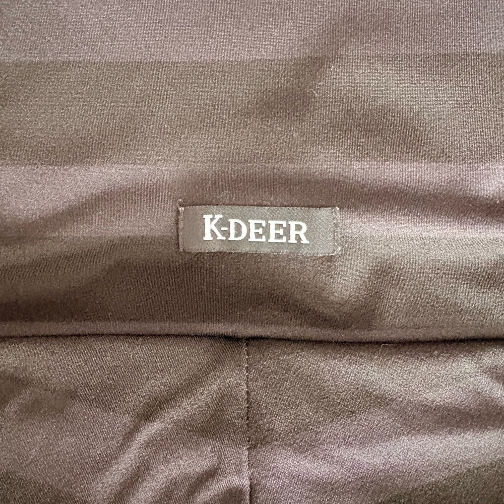 K-DEER Ombre Leggings in Black and Gray Stripes - Picture 2 of 3